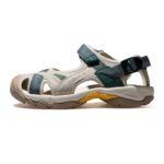 صندل طبیعت گردی زنانه هامتو کرم سبز مدل HUMTTO HT9602-7