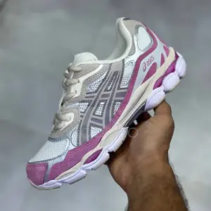 اسیکس ژل ان وای سی کرم بژ صورتی ASICS GEL-NYC Cream Mineral Beige Pink