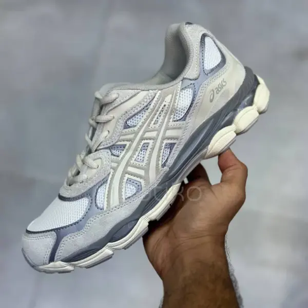 13568014 اسیکس ژل ان وای سی طوسی کرم ASICS Gel-NYC Oyster Grey