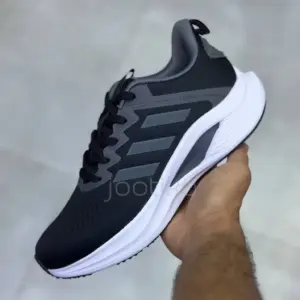 13568327 آدیداس ووی بونس مشکی طوسی سفید adidas Voeuy Bounce Black Gray White