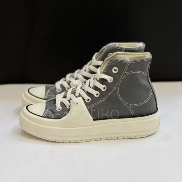 13570816 کانورس چاک تیلور آل استار کانستراکت های خاکستری Converse Chuck Taylor All Star Construct High Cyber Grey