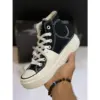 13570909 کانورس چاک تیلور آل استار کانستراکت های وینتیج Converse Chuck Taylor All Star Construct Hi Black Vintage White