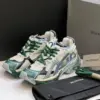 13571242 بالنسیاگا رانر سفید سبز آبی Balenciaga Runner White Green Blue