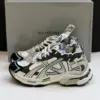 13571280 بالنسیاگا رانر سفید بژ طوسی آبی Balenciaga Runner White/Beige/Grey/Blue