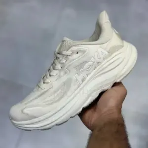13571411 کفش هوکا کلیفتون 10 شیری Hoka Clifton 10 Oatmeal Oat Milk