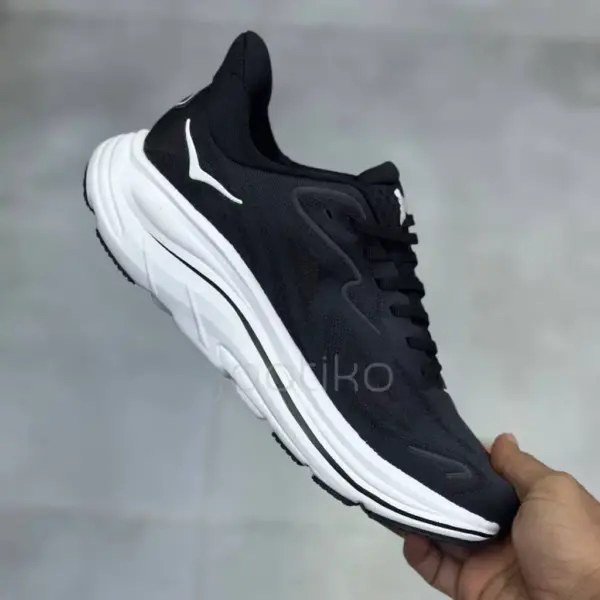 13571426 کفش هوکا کلیفتون 10 مشکی سفید Hoka Clifton 10 Black White