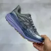 هوکا استینسون 7 خاکستری بنفش Hoka Stinson 7 Satellite Grey/Varsity Navy
