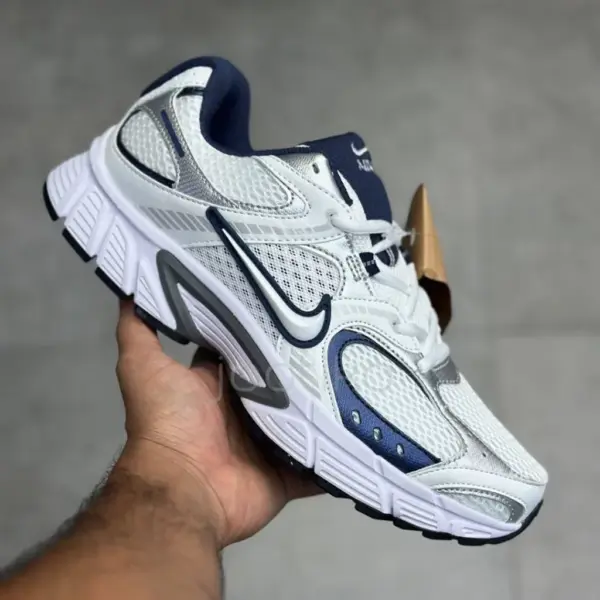 13604961 نایک وی فایو آر ان آر سفید سرمه ای Nike V5 RNR White Navy Silver