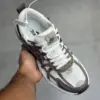 13612506 نایک وی تو کی ران سفید قهوه ای Nike V2K Run Mink Brown Summit White College Grey Ironstone