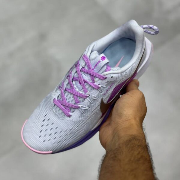 13789693 نایک ریکت پگاسوس تریل ۵ نقره ای بنفش صورتی Nike React Pegasus Trail 5