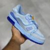 13789723 لویی ویتون ترینر آبی Louis Vuitton LV Trainer