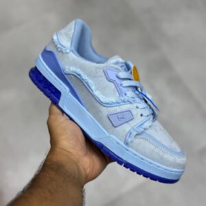 13789723 لویی ویتون ترینر آبی Louis Vuitton LV Trainer