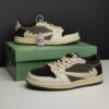 13845711 جردن وان لو لبوبو کرم موکا Jordan 1 Low Labubu Cream Mocha