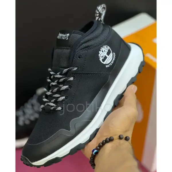 13853074 نیم بوت تیمبرلند وینسور تریل مشکی سفید Timberland Winsor Trail Mid Hiking Boot