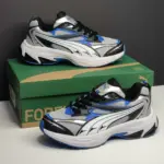 پوما مورفیک نقره‌ای سفید آبی مشکی PUMA Morphic Feather Grey Blue 393792-05