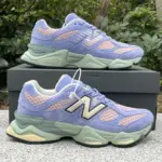 نیوبالانس 9060 بنفش صورتی سبز کرم New Balance 9060 The Whitaker Group Missing Pieces Daydream Blue U9060WG1