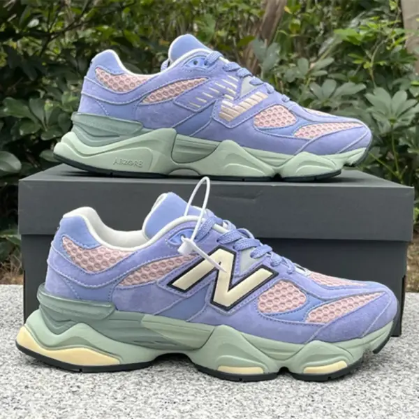 13977994 نیوبالانس 9060 بنفش صورتی سبز کرم New Balance 9060 The Whitaker Group Missing Pieces Daydream Blue U9060WG1