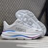 13984270 هوکا باندی 9 طوسی سفید رنگی Hoka Bondi 9 Cosmic Grey White Mesh 1162012-CYWH
