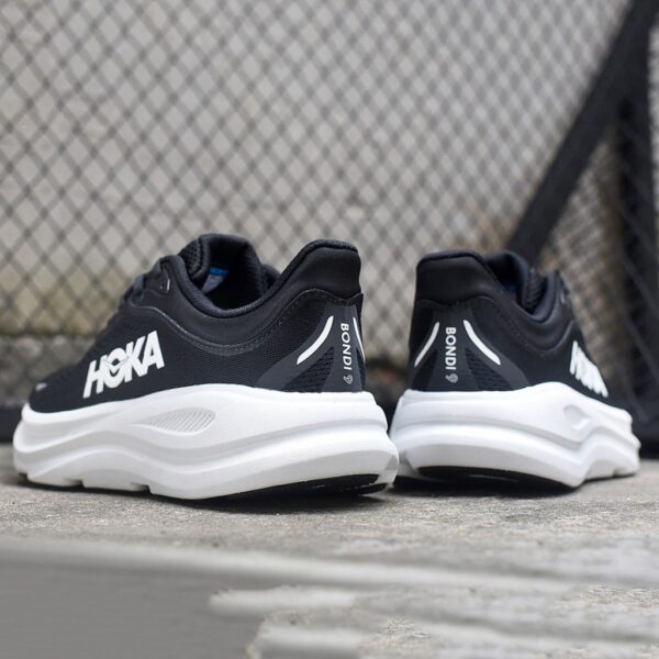 13984272 هوکا باندی 9 مشکی سفید Hoka Bondi 9 Black White 1162011-BWHT