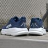 هوکا باندی 9 سرمه ای سفید Hoka Bondi 9 Varsity Navy White 1162011-VYN