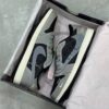 14060051 نایک ایر جردن وان لو دیور خاکستری Nike Air Jordan 1 Low Dior Grey Black
