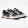 14060783 نایک ایر جردن وان لو دیور کرم سرمه ای خاکستری Nike Air Jordan 1 Low Dior Cream Navy Grey