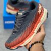 14199875 هوکا تورنت 2 طوسی نارنجی کرم Hoka Torrent 2 Castlerock Camellia