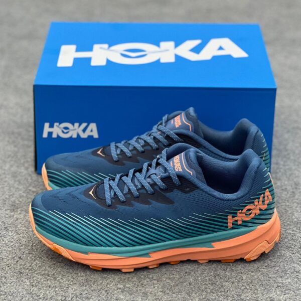 14199890 هوکا تورنت 2 آبی نارنجی Hoka Torrent 2 Real Teal Cantaloupe
