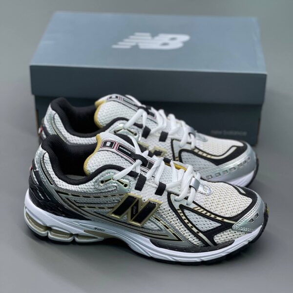 کفش نیوبالانس 1906 سفید متالیک گلد New Balance 1906R White Metallic Gold