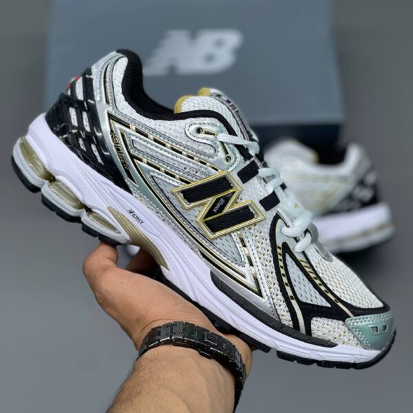 کفش نیوبالانس 1906 سفید متالیک گلد New Balance 1906R White Metallic Gold