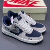 نایک ایرفورس وان دیور سرمه‌ای سفید استخوانی Nike Air Force 1 Dior Sail Navy
