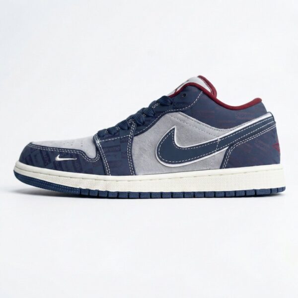 14618755 جردن ۱ لو سوپریم سرمهای طوسی Jordan 1 Low Supreme Midnight Navy