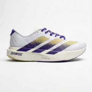 14628156 آدیداس آدیزیرو سفید بنفش طلایی adidas Adizero Evo SL Washington JQ4578