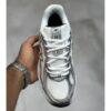 14716683 نیوبالانس 740 سفید نقرهای متالیک سرمهای New Balance 740v2 White Shadow Grey Navy U740WN2