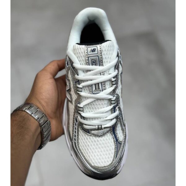 14716683 نیوبالانس 740 سفید نقرهای متالیک سرمهای New Balance 740v2 White Shadow Grey Navy U740WN2