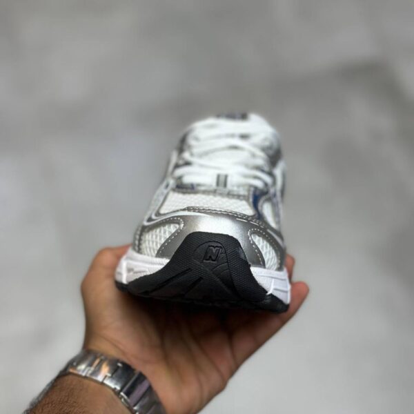 14716685 نیوبالانس 740 سفید نقرهای متالیک سرمهای New Balance 740v2 White Shadow Grey Navy U740WN2