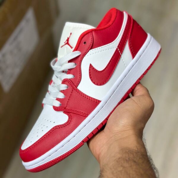15108155 جردن وان لو سفید قرمز Jordan 1 Low Gym Red White 553560-611