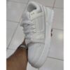 15353816 لویی ویتون ترینر سفید Louis Vuitton LV Trainer White