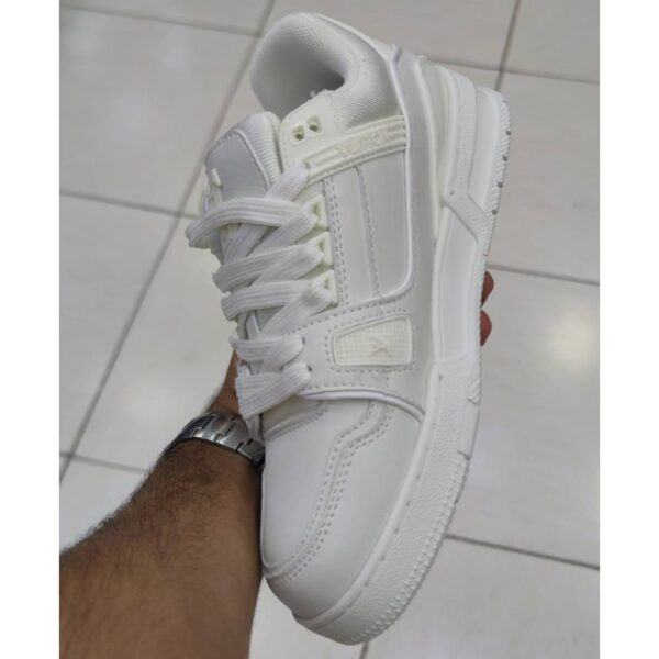 15353816 لویی ویتون ترینر سفید Louis Vuitton LV Trainer White