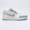 16771717 جردن ۱ لو نگینی سفید خاکستری Jordan 1 Low Sail Soft Pearl IH7323-100