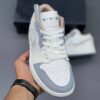 16771719 جردن ۱ لو نگینی سفید خاکستری Jordan 1 Low Sail Soft Pearl IH7323-100
