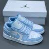 جردن وان لو Jordan 1 Low White Ice Blue