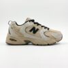 کفش نیوبالانس 530 کرم بژ مشکی New Balance MR530SND
