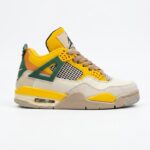 ایر جردن 4 اسنورلکس زرد Nike Air Jordan 4 Retro Snorlax Yellow