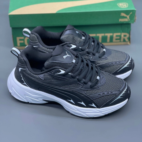1p5bbetf کفش پوما مورفیک یونیسکس مشکی سفید Puma Morphic Unisex Black White