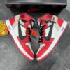 24f15f77-ef90-4f2f-b645-83d9cb405a3e کفش نایک ایر جردن وان ساقدار آف وایت شیکاگو Nike Air Jordan 1 High Off-White Chicago