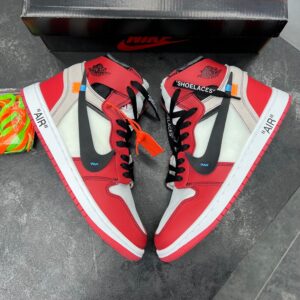 کفش نایک ایر جردن وان ساقدار آف وایت شیکاگو Nike Air Jordan 1 High Off-White Chicago