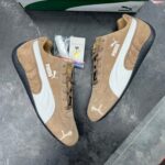 کفش پوما اسپید کت قهوه ای سفید Puma Speedcat Brown White