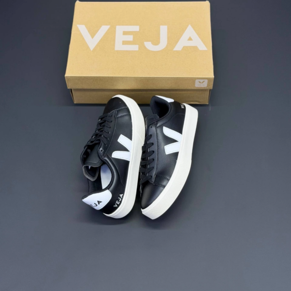 کفش وجا کامپو مشکی سفید Veja Campo Black White