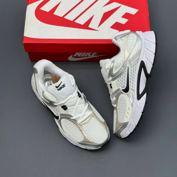 کفش نایک وی فایو کی ران سفید مشکی Nike V5K Run White Black